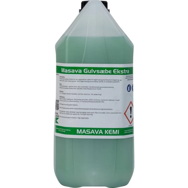 Masava Kemi Gulvsæbe Ekstra | 5 L 3 Masava Kemi Gulvsæbe Ekstra | 5 L