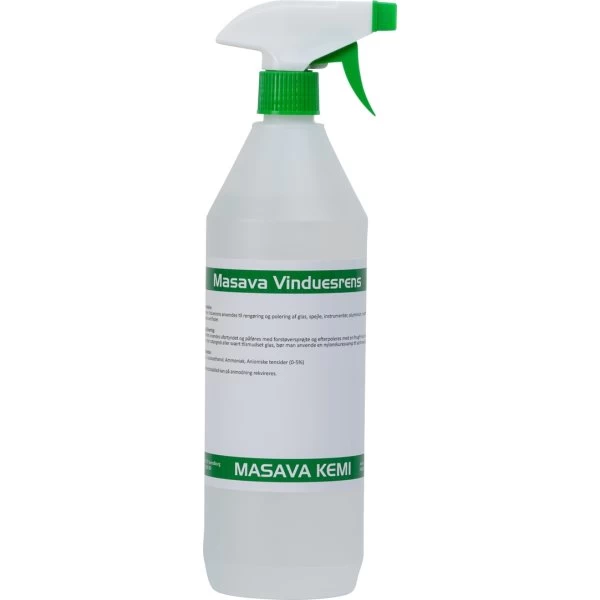 Masava Kemi Vinduesrens Spray | 1 L 3 Masava Kemi Vinduesrens Spray | 1 L