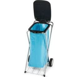 Minatol Affaldsstativ Med Hjul Og Vippelåg