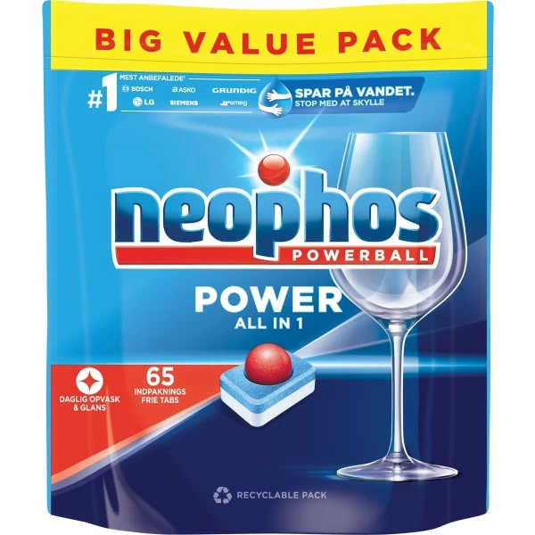 Neophos Opvasketabs | Power All-In-1 | 65 Stk 3 Neophos Opvasketabs | Power All-In-1 | 65 Stk