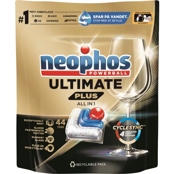 Neophos Opvasketabs | Ultimate Plus | 44 Stk 3 Neophos Opvasketabs | Ultimate Plus | 44 Stk