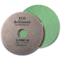 Nilfisk Eco Brilliance Pads 14", Grøn, 2 Stk.
