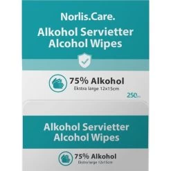 Norlis Care Hånddesinfektion 75% | Wipes | 250 Stk 7 Norlis Care Hånddesinfektion 75% | Wipes | 250 Stk -Rengøringsekspert norlis care handdesinfektion 75 wipes 250 stk 2