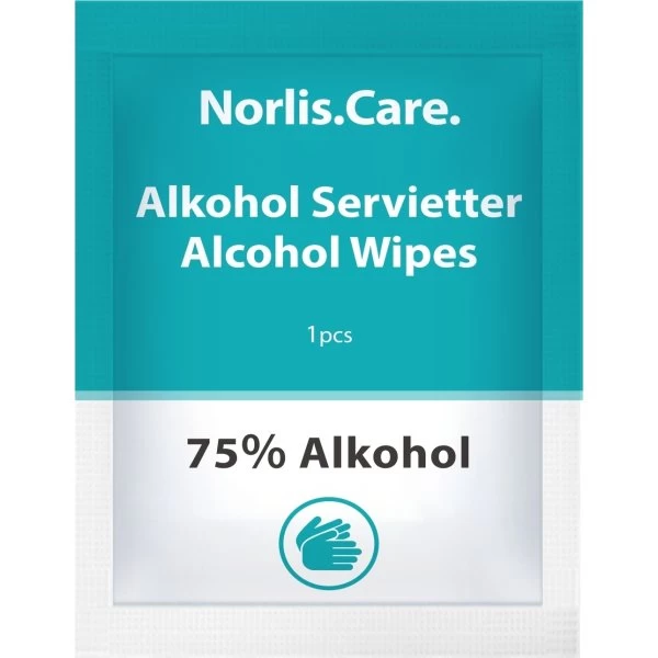 Norlis Care Hånddesinfektion 75% | Wipes | 250 Stk 6 Norlis Care Hånddesinfektion 75% | Wipes | 250 Stk - Billede 4