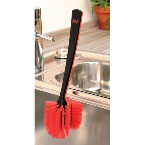 Opvaskebørste M/ Magnet | Nylon | Grå/Sort 4 Opvaskebørste M/ Magnet | Nylon | Grå/Sort - Billede 2