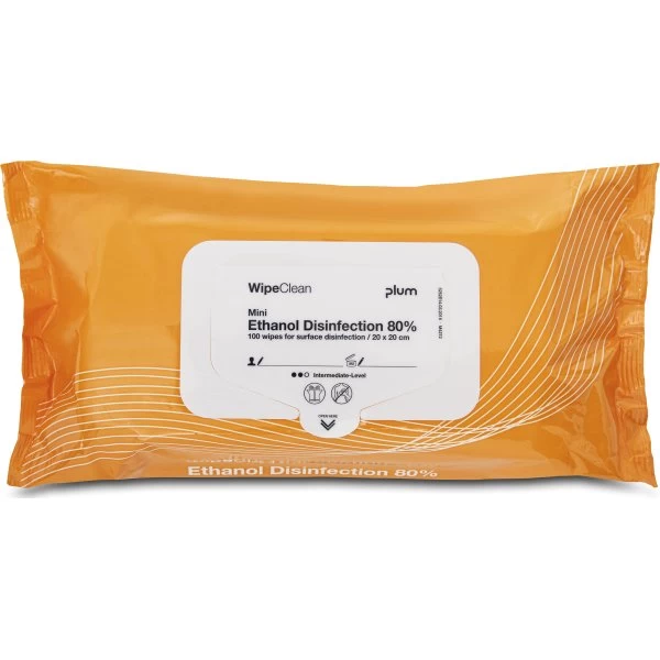 Plum WipeClean 80% | Wipes | Mini | 100 Stk 3 Plum WipeClean 80% | Wipes | Mini | 100 Stk