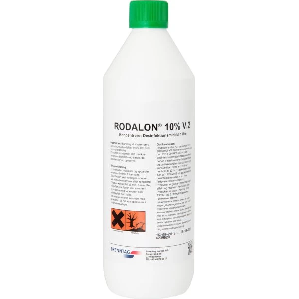 Rodalon 10% Rengøring, Overfladedesinfektion, 1 L 3 Rodalon 10% Rengøring, Overfladedesinfektion, 1 L