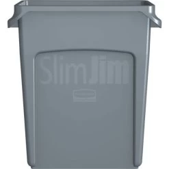 Rubbermaid Slim Jim Affaldsbeholder, 60 Liter, Grå 7 Rubbermaid Slim Jim Affaldsbeholder, 60 Liter, Grå -Rengøringsekspert rubbermaid slim jim affaldsbeholder 60 liter gra 2