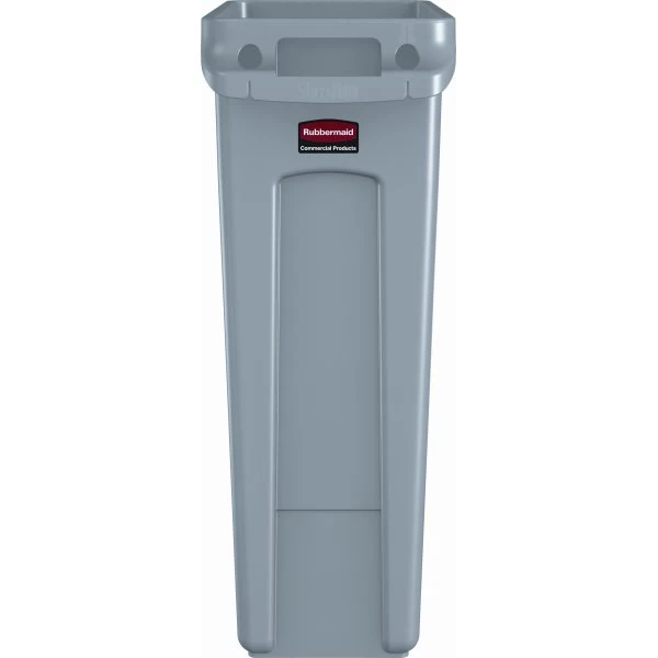 Rubbermaid Slim Jim Affaldsbeholder, 87 Liter, Grå 4 Rubbermaid Slim Jim Affaldsbeholder, 87 Liter, Grå - Billede 2