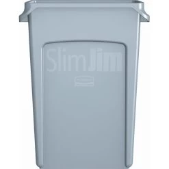 Rubbermaid Slim Jim Affaldsbeholder, 87 Liter, Grå 16 Rubbermaid Slim Jim Affaldsbeholder, 87 Liter, Grå -Rengøringsekspert rubbermaid slim jim affaldsbeholder 87 liter gra 2