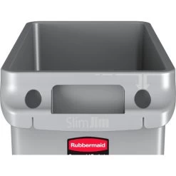 Rubbermaid Slim Jim Affaldsbeholder, 87 Liter, Grå 17 Rubbermaid Slim Jim Affaldsbeholder, 87 Liter, Grå -Rengøringsekspert rubbermaid slim jim affaldsbeholder 87 liter gra 3