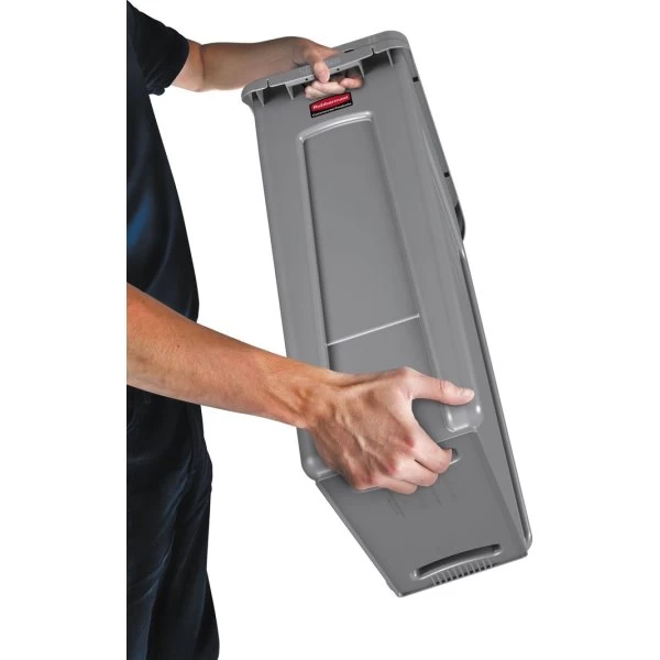 Rubbermaid Slim Jim Affaldsbeholder, 87 Liter, Grå 9 Rubbermaid Slim Jim Affaldsbeholder, 87 Liter, Grå - Billede 7