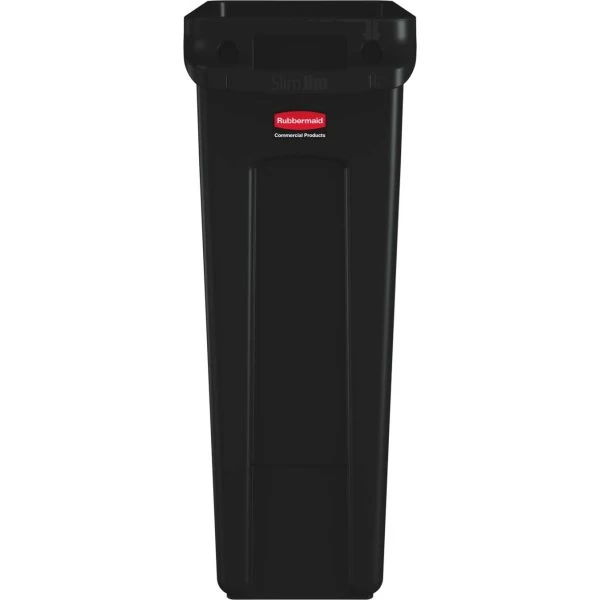 Rubbermaid Slim Jim Affaldsbeholder, 87 Liter,Sort 4 Rubbermaid Slim Jim Affaldsbeholder, 87 Liter,Sort - Billede 2