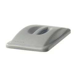 Rubbermaid Slim Jim Låg 'Håndtag', Grå