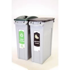 Rubbermaid Slim Jim Låg "Hængsel', Sort 11 Rubbermaid Slim Jim Låg "Hængsel', Sort -Rengøringsekspert rubbermaid slim jim lag hangsel sort 3