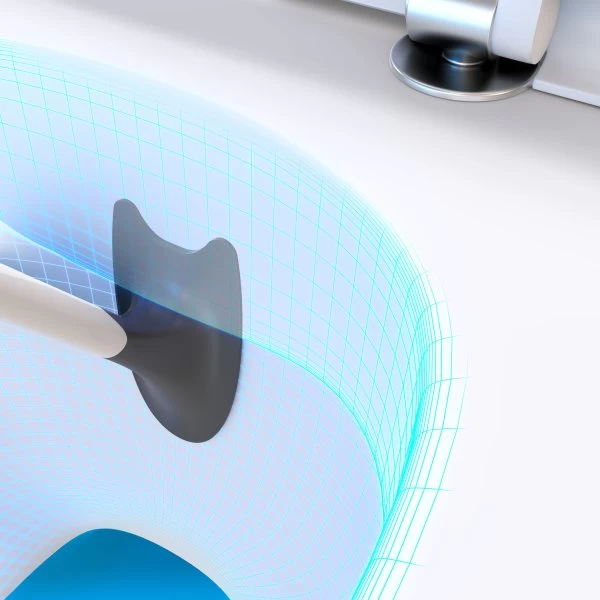 Sanimaid Paris Toiletbørste | Vægholder | Hvid 5 Sanimaid Paris Toiletbørste | Vægholder | Hvid - Billede 3