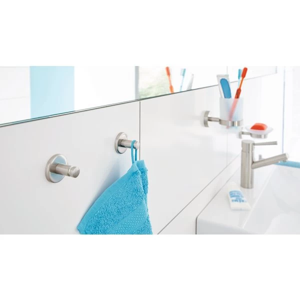 Tesa Moon Håndklædekrog | Sølv 4 Tesa Moon Håndklædekrog | Sølv - Billede 2