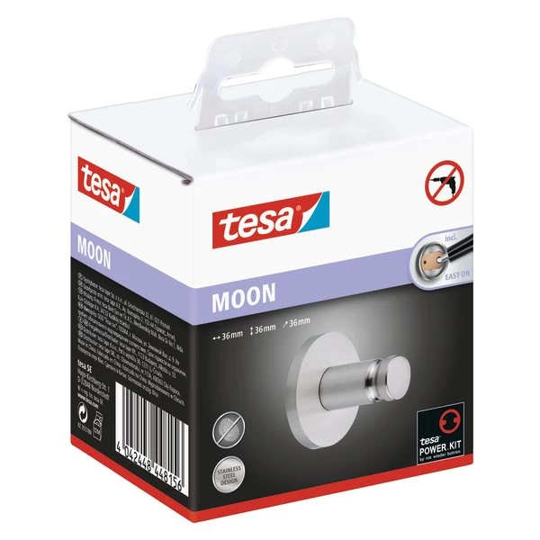 Tesa Moon Håndklædekrog | Sølv 5 Tesa Moon Håndklædekrog | Sølv - Billede 3