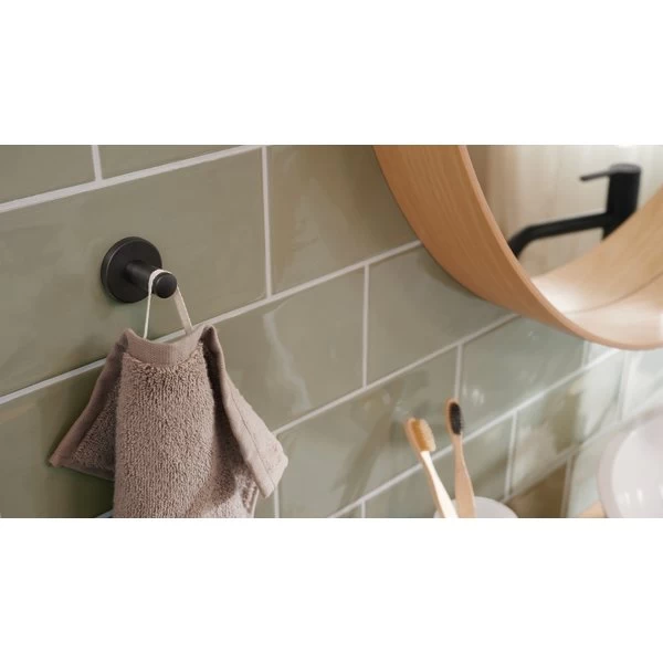 Tesa Moon Håndklædekrog | Sort 4 Tesa Moon Håndklædekrog | Sort - Billede 2