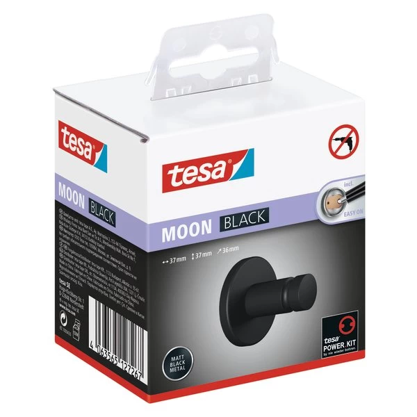 Tesa Moon Håndklædekrog | Sort 5 Tesa Moon Håndklædekrog | Sort - Billede 3