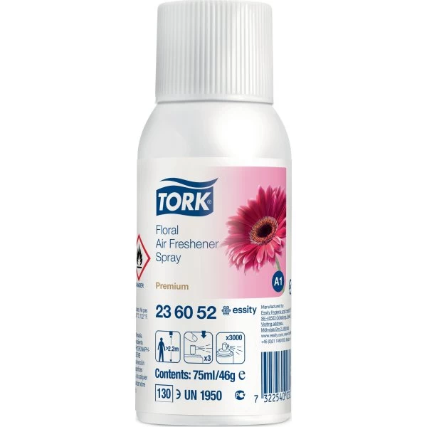 Tork A1 Luftfrisker Spray | Blomst 4 Tork A1 Luftfrisker Spray | Blomst - Billede 2
