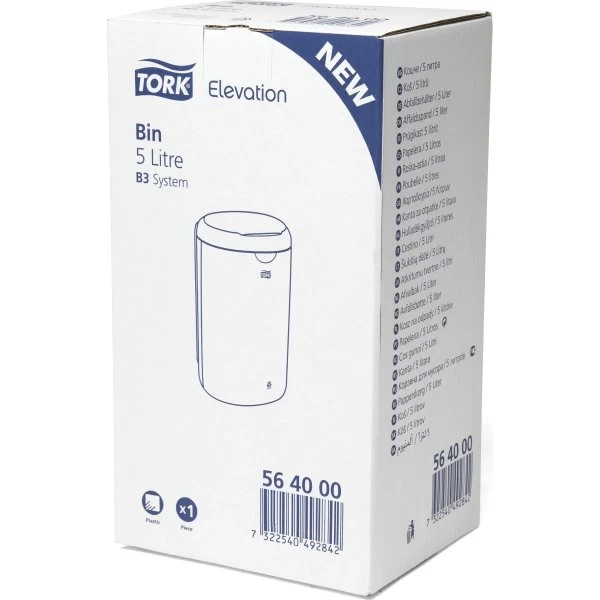 Tork B3 Affaldsspand | 5 L | Hvid 7 Tork B3 Affaldsspand | 5 L | Hvid - Billede 5