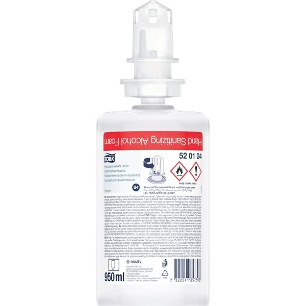 Tork S4 Hånddesinfektion Skum 75%, 950 Ml 3 Tork S4 Hånddesinfektion Skum 75%, 950 Ml