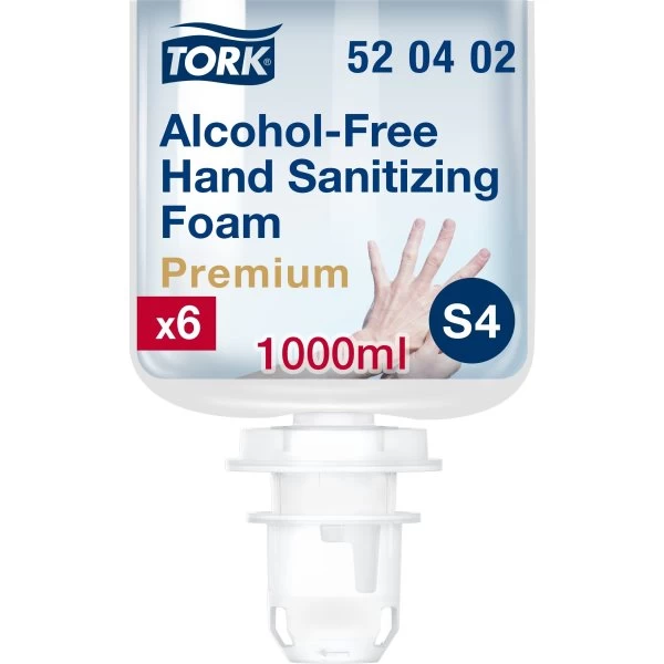 Tork S4 Hånddesinfektion Skum | Uden Alkohol | 1 L 4 Tork S4 Hånddesinfektion Skum | Uden Alkohol | 1 L - Billede 2