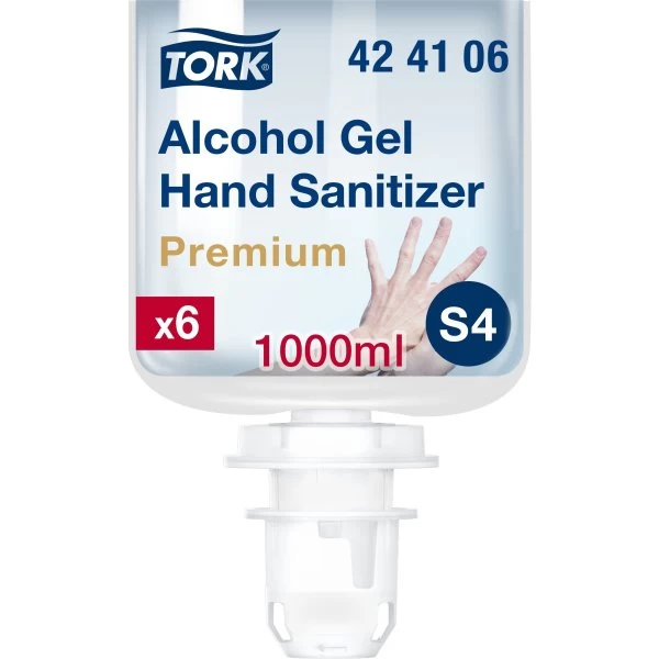 Tork S4 Premium Hånddesinfektion 80% | Gel | 1 L 4 Tork S4 Premium Hånddesinfektion 80% | Gel | 1 L - Billede 2