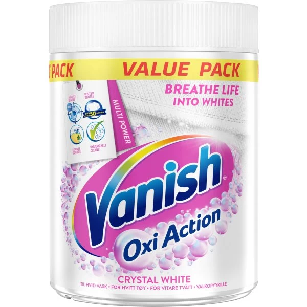 Vanish Oxi Action Powder | Crystal White | 940 G 3 Vanish Oxi Action Powder | Crystal White | 940 G