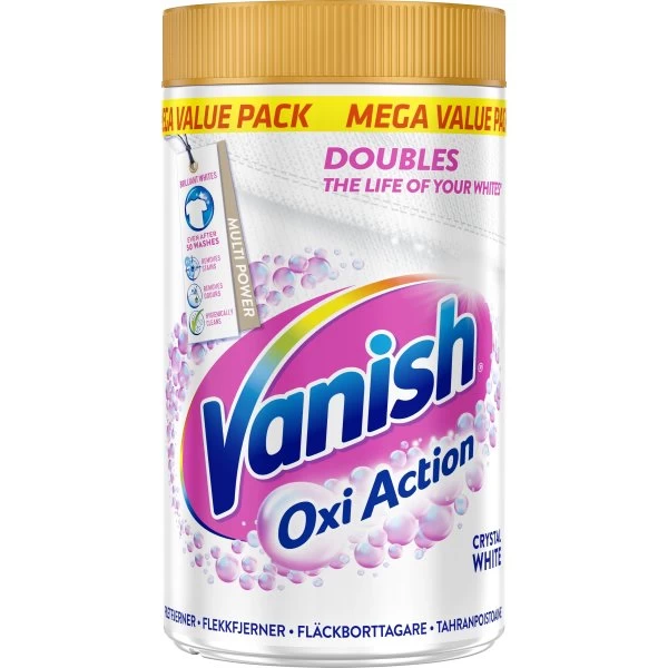 Vanish Oxi Action Powder | Crystal White | 1,5 Kg 3 Vanish Oxi Action Powder | Crystal White | 1,5 Kg