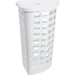Boston Vasketøjskurv | Hjørne | Hvid | 54 L