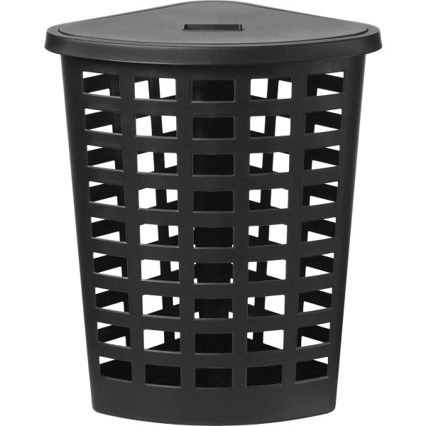Boston Vasketøjskurv | Hjørne | Sort | 54 L 3 Boston Vasketøjskurv | Hjørne | Sort | 54 L