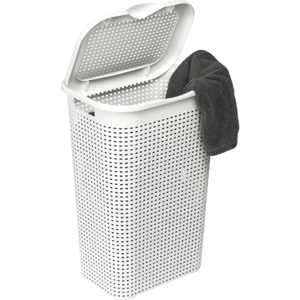 No Name Vasketøjskurv | Rattanlook | Hvid | 50 L 3 No Name Vasketøjskurv | Rattanlook | Hvid | 50 L