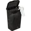 No Name Vasketøjskurv | Rattanlook | Sort | 50 L 1 No Name Vasketøjskurv | Rattanlook | Sort | 50 L -Rengøringsekspert vasketojskurv rattanlook sort 50 l