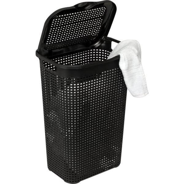 No Name Vasketøjskurv | Rattanlook | Sort | 50 L 3 No Name Vasketøjskurv | Rattanlook | Sort | 50 L