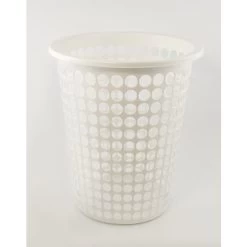 No Name Vasketøjskurv | Rund | Hvid | 60 L