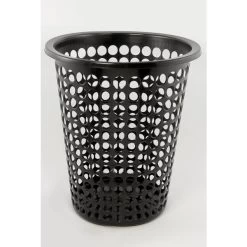 No Name Vasketøjskurv | Rund | Sort | 60 L