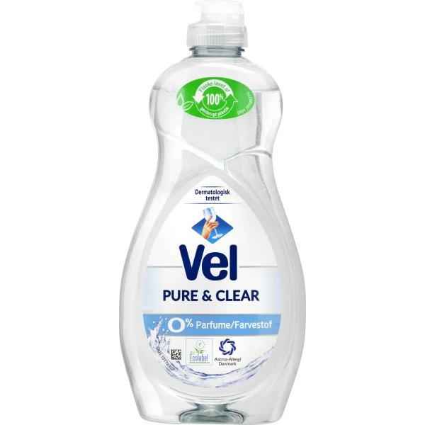 Vel Opvaskemiddel | Pure & Clear | 500 Ml 3 Vel Opvaskemiddel | Pure & Clear | 500 Ml