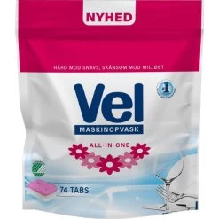 Vel Opvasketabs | All-In-One | 74 Stk