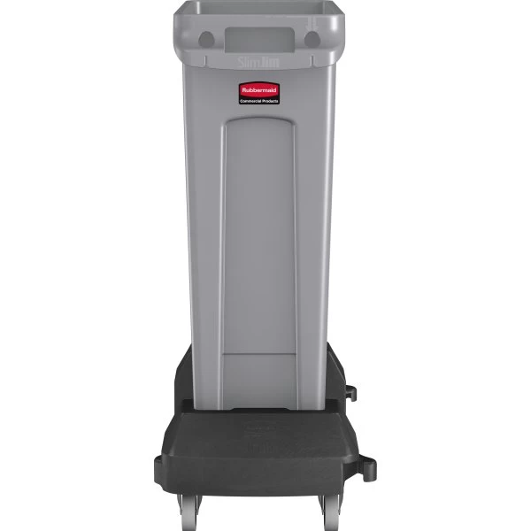 Vogn Rubbermaid Slim Jim Affaldsbeholder, Sort 7 Vogn Rubbermaid Slim Jim Affaldsbeholder, Sort - Billede 5