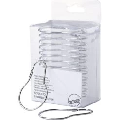 Zone Kroge Til Badeforhæng, 12 Stk.